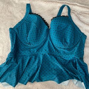 Plus size women swim top
